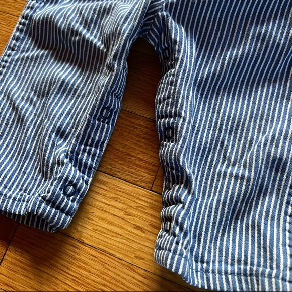 🇺🇸Genuine Vintage Oshkosh Vestbak Striped Overalls made in USA🇺🇸 - Picture 5 of 11